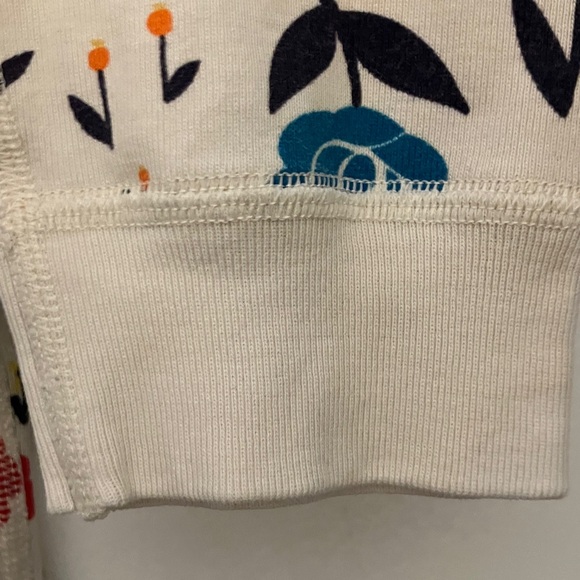 ❤️ 2/$20 Hanna Andersson 100% Organic Cotton PJ set, Size 10 floral woodland - Picture 12 of 15